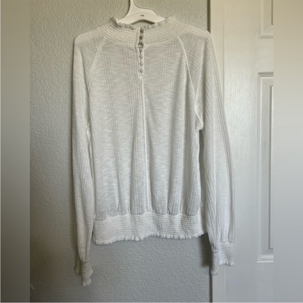 Free People Boulevard Textured Ruffle Top - Picture 8 of 10